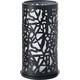 186424 - Kaarshouder Metal Twist Black