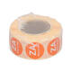 Sticker Daymark afwasbaar ZA weg op MA ø 19 mm oranje - 1156996
