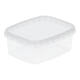 Bak PP + deksel TE 109-250 transparant 250 gram 80D+V
