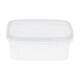 Bak PP + deksel TE 109-250 transparant 250 gram 80D+V