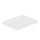 Deksel PP 180 rechthoek transparant Freeze (8x44Frost) magnetron