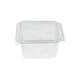 Bak + deksel APET 185 x 135 x60 mm 1000 ml rechthoek cristal cup g