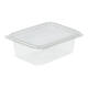 Bak + deksel APET 185 x 135 x60 mm 1000 ml rechthoek cristal cup g