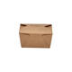 Take away box karton 134 x 105 x 65 mm 750 ml 26oz bruin +PE