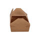 Take away box karton 215 x 160 x 65 mm 2000 ml 66oz bruin +PE