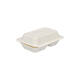 Menubox suikerriet 23 x 15 x 7,5 cm middel 2-vaks