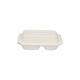 Menubox suikerriet 23 x 15 x 7,5 cm middel 2-vaks