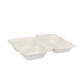 Menubox suikerriet 23 x 15 x 7,5 cm middel 2-vaks