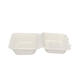 Menubox suikerriet 23 x 15 x 7,5 cm middel 2-vaks