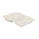 Menubox suikerriet 23 x 15 x 7,5 cm middel 2-vaks