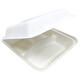 Menubox suikerriet 23 x 23 x 7,5 cm groot 3-vaks
