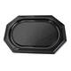 Cateringschaal PS 35 x 24 cm zwart 8-hoekig