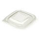 Deksel bowl 19 x 19 cm transparant square 54032n