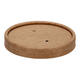 Deksel bruin kraft rond ø 90 mm tbv bak 8-12oz soep
