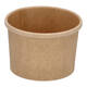 Bak rond 90mm bruinkraft 240ml 8oz - 1000st/ds