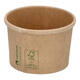 Bak rond 90mm bruinkraft 240ml 8oz - 1000st/ds