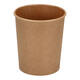 Bak bruin kraft rond ø 118 mm 32oz 1000ml tbv soep
