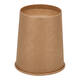 Bak bruin kraft rond ø 118 mm 32oz 1000ml tbv soep