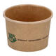 Bak karton bruin 45ml rond