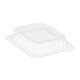 Deksel transparant 2cm hoog voor 145x120x41mm
