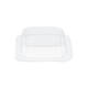 Deksel transparant 2cm hoog voor 145x120x41mm