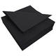 Servet 33 x 33 cm 2-lgs tissue zwart