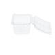 Bak PET 126 x 95 x 75 mm 250 ml transparant + deksel