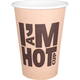 Beker karton 180cc I'm a hot cup