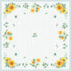 202456 - Napperon dunicel 84 x 84 cm Sunflower Day
