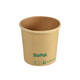 196020 - Bowl Karton/PLA Ronda Short 90 x 90 x 84 mm 360 cc bruin