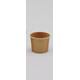 Bak bruinkraft/PE rond ø 61,5/48 mm 80 ml