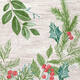 204452 - Servet 33 x 33 cm 3-laags winter greenery