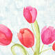 206394 - Servet 33 x 33 cm 3-laags painted tulips