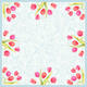 206381 - Tafelkleden Dunicel 84 x 84 cm painted tulips