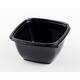Bowl 500 ml vierkant 13 cm zwart  95016