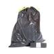 Afvalzak LDPE 65 x 75 + 5cm + treklint T50 grijs 20 x 10 stuks