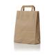 Draagtas papier bruin kraft 32 x 15 x 43 cm 80 grams