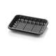 Schaal PET 183 x 135 x 35 mm zwart KS 70M rechthoekig