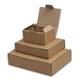 Verzenddoos 200 x 140 x 75 mm bruin