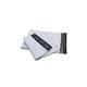 Verzendzak 32 x 42 + 4 cm 50 my coex zwart/wit enkele plakstrip