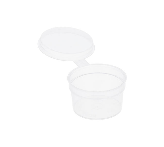 Covercup PP ø49/28 transparant 28 ml rond