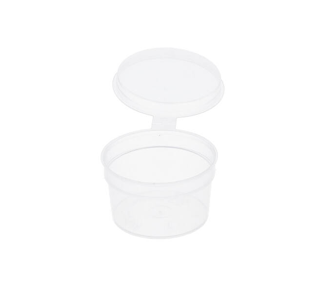 Covercup PP ø49/28 transparant 28 ml rond