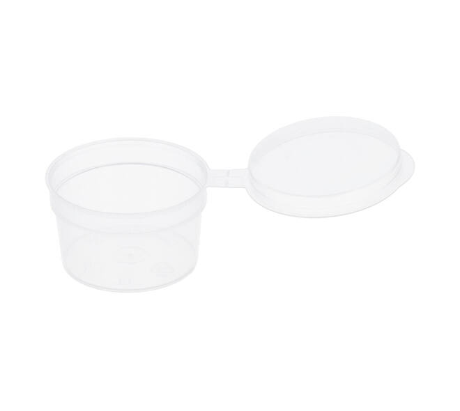 Covercup PP ø49/28 transparant 28 ml rond