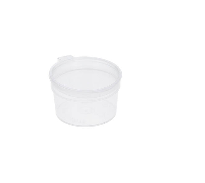 Covercup PP ø49/28 transparant 28 ml rond