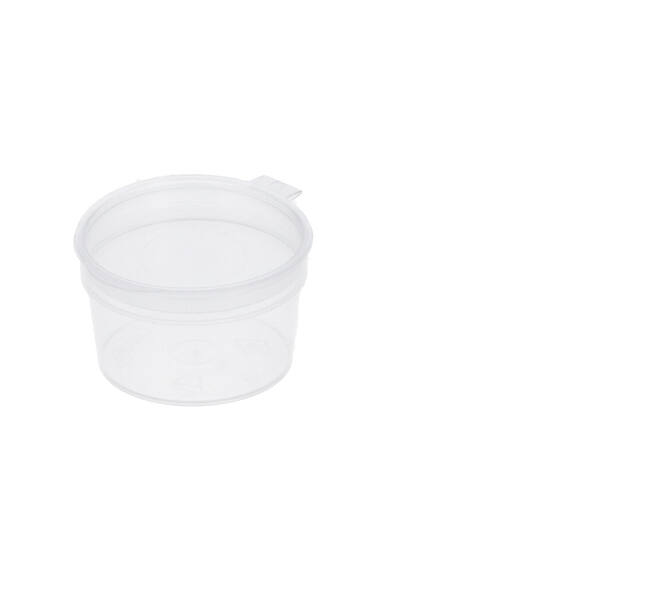 Covercup PP ø49/28 transparant 28 ml rond