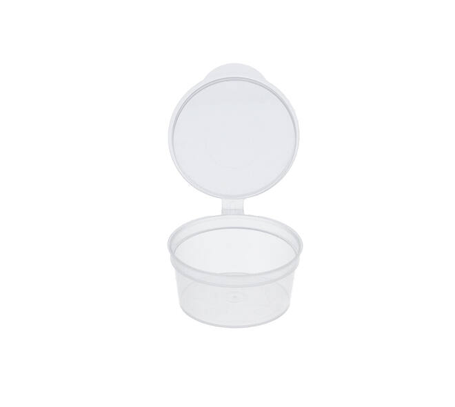 Covercup PP ø61/30 transparant 50 ml rond