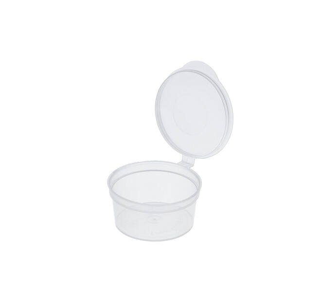 Covercup PP ø61/30 transparant 50 ml rond