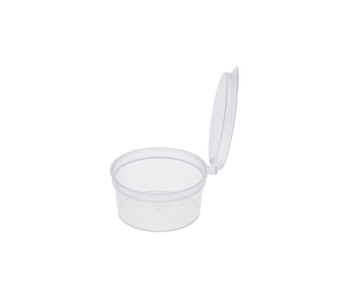Covercup PP ø61/30 transparant 50 ml rond