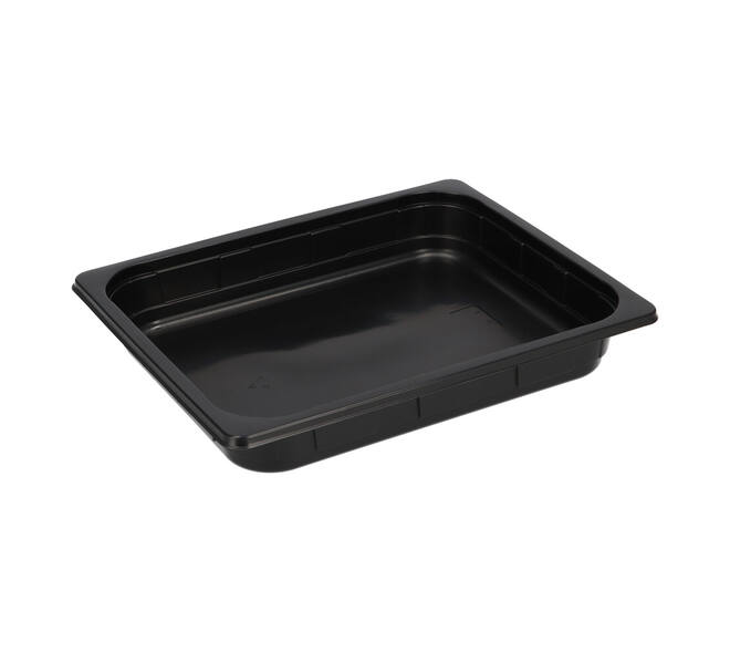 Gastrobak PP 1/2 G50 rechthoekig 325 x 265 x 50 mm zwart 3300 cc