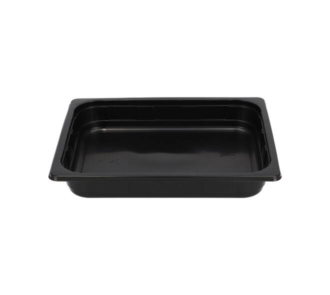 Gastrobak PP 1/2 G50 rechthoekig 325 x 265 x 50 mm zwart 3300 cc